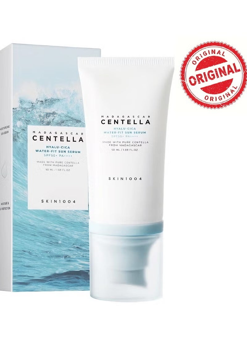 SKIN1004 Madagascar Centella Hyalu Cica Water Fit Sun Serum SPF 50+ - Image 2